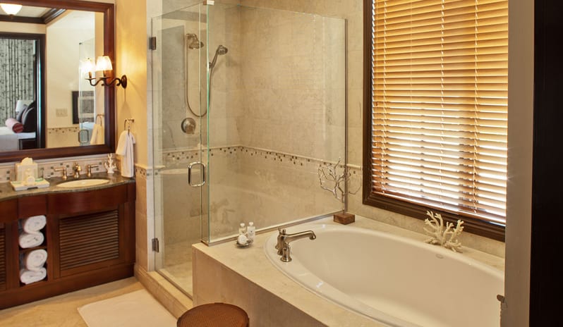 Scrub Island Resort, Spa and Marina - Ocean View One Bedroom Suite Bathroom